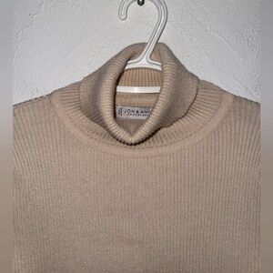 Large Jon & Anna Cream Turtleneck Sweater